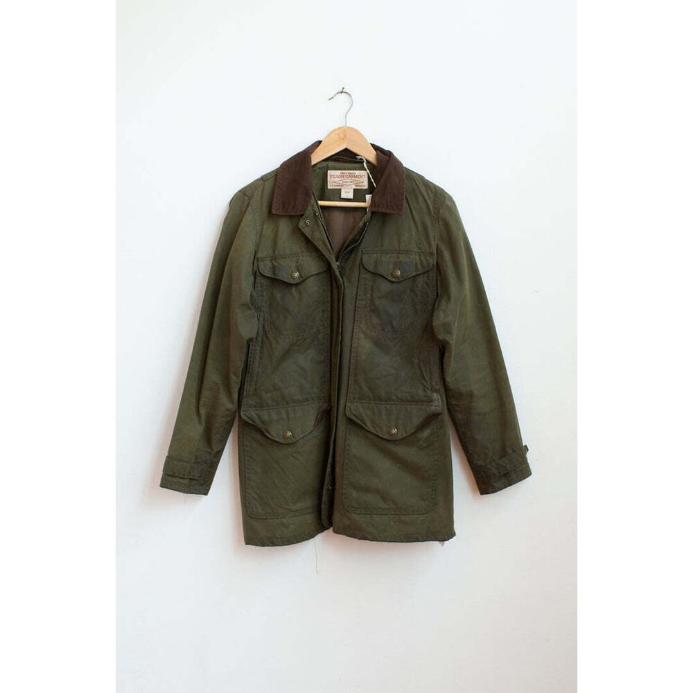 Filson Garment Women'S Waxed Canvas Explorer Jacket - XS - Olive Green